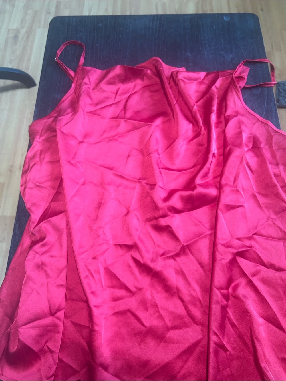 bloom Red Satin Camisole